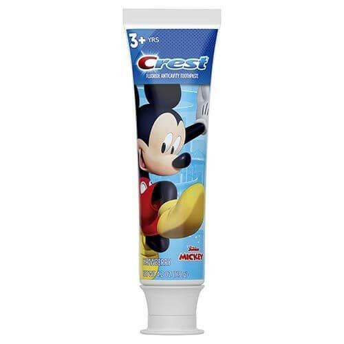 crest strawberry flavored toothpaste for kids