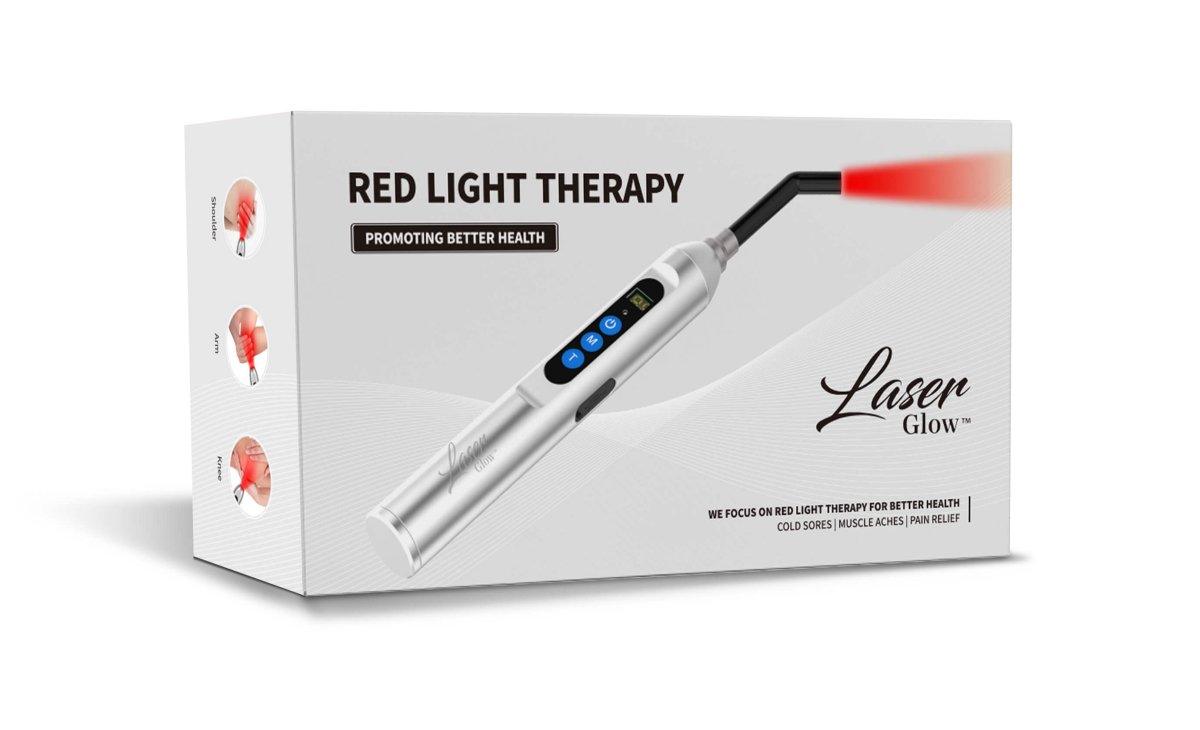 LaserGlow cold sore red light therapy for fast, effective healing and relief